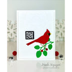 Simon Says Stamp Brilliant Cardinal Wafer Dies s1038 And Everything Nice Christmas Card | color-code:ALT02