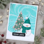 Simon Says Stamp Brushed Pine Wafer Dies 1569sd Heart to Heart Love Card 