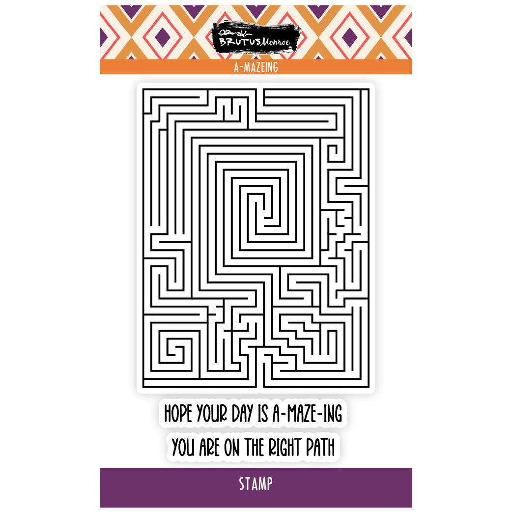 Brutus Monroe A-Mazeing Clear Stamp Set bru2248