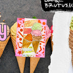 Brutus Monroe A Scoop of Kindness Clear Stamps bru6561 scoop