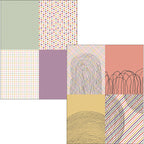 Brutus Monroe Abstract Sketch DuoFoil Sheets bru4656