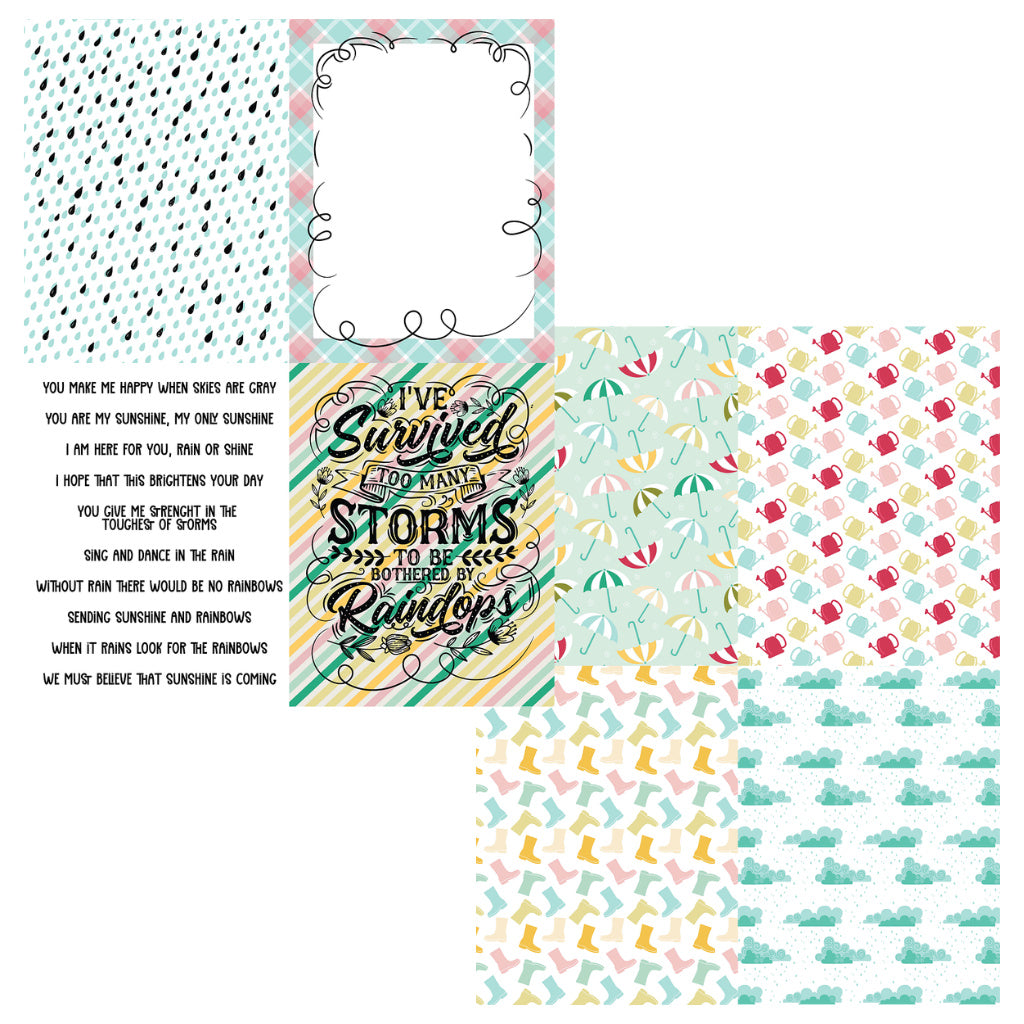Brutus Monroe April Showers DuoFoil Sheets bru1332