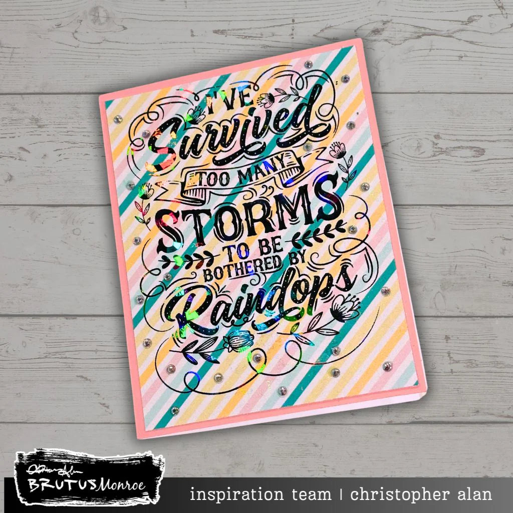 Brutus Monroe April Showers DuoFoil Sheets bru1332 storms