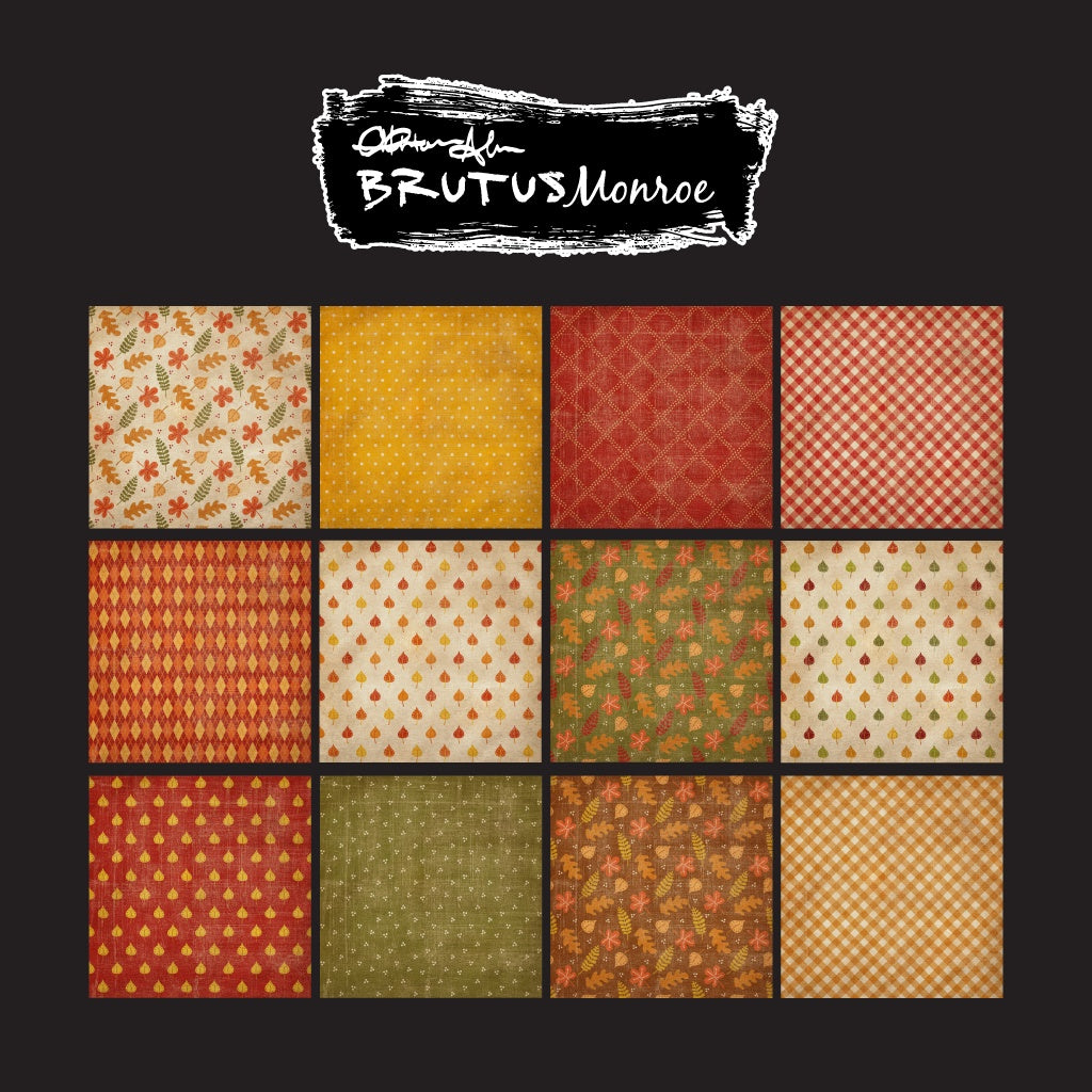Brutus Monroe Autumn Breeze 6x6 Paper Pad bru6320-2 sheets