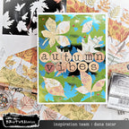 Brutus Monroe Autumn Equinox Acetate Sheets bru6165 dana tater autumn vibes shimmer card