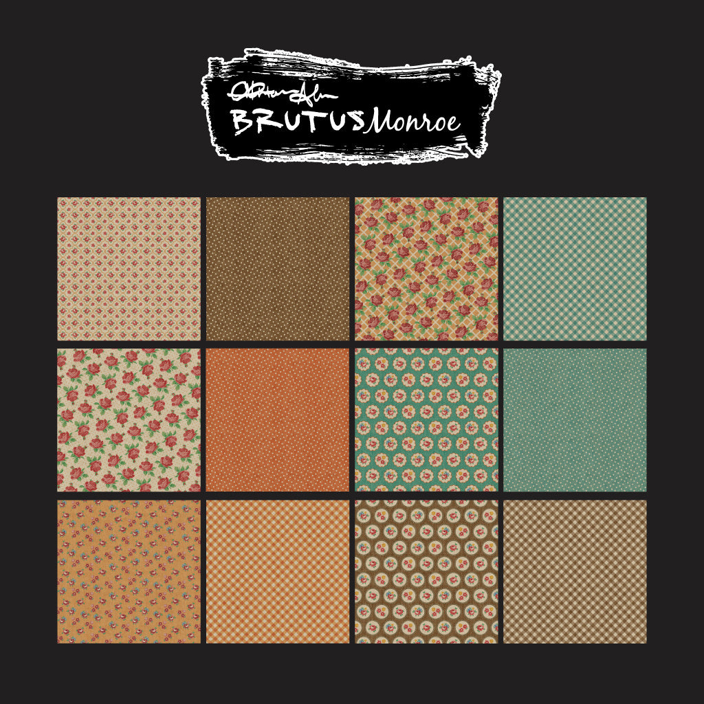 Brutus Monroe Autumn Rose 6x6 Paper Pad bru8365-2 sheets