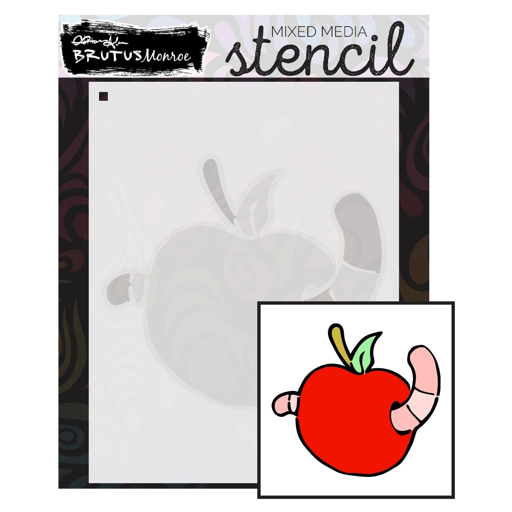 Brutus Monroe Bad Apple A2 Layering Stencils bru9173-2