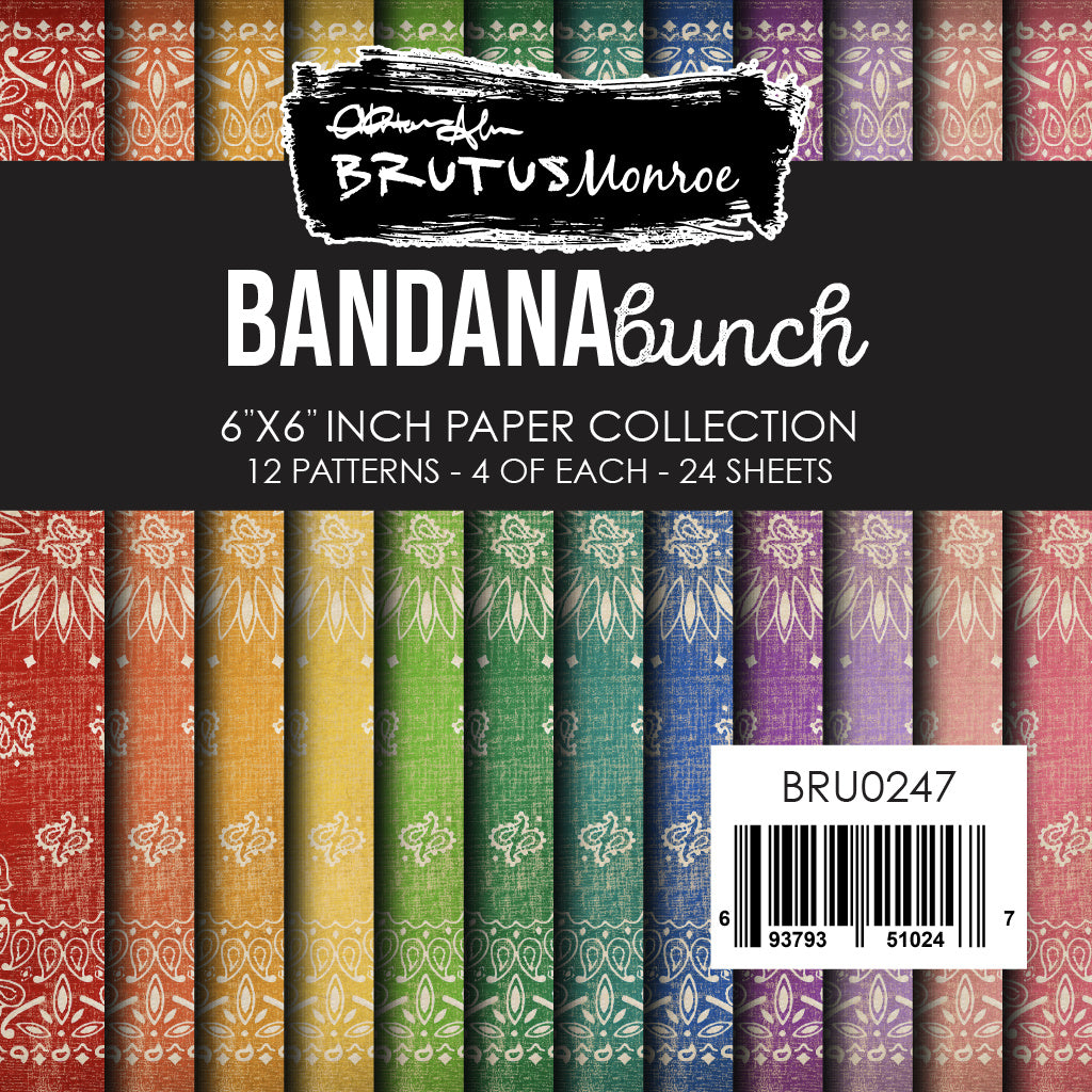 Brutus Monroe Bandana Bunch 6x6 Paper Pad bru0247