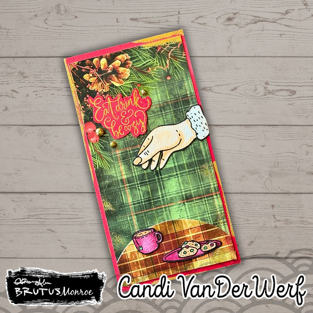 Brutus Monroe Be Cozy Clear Stamps bru6475 cookies