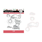 Brutus Monroe Be Cozy Stamp and Die Set bru4587-2