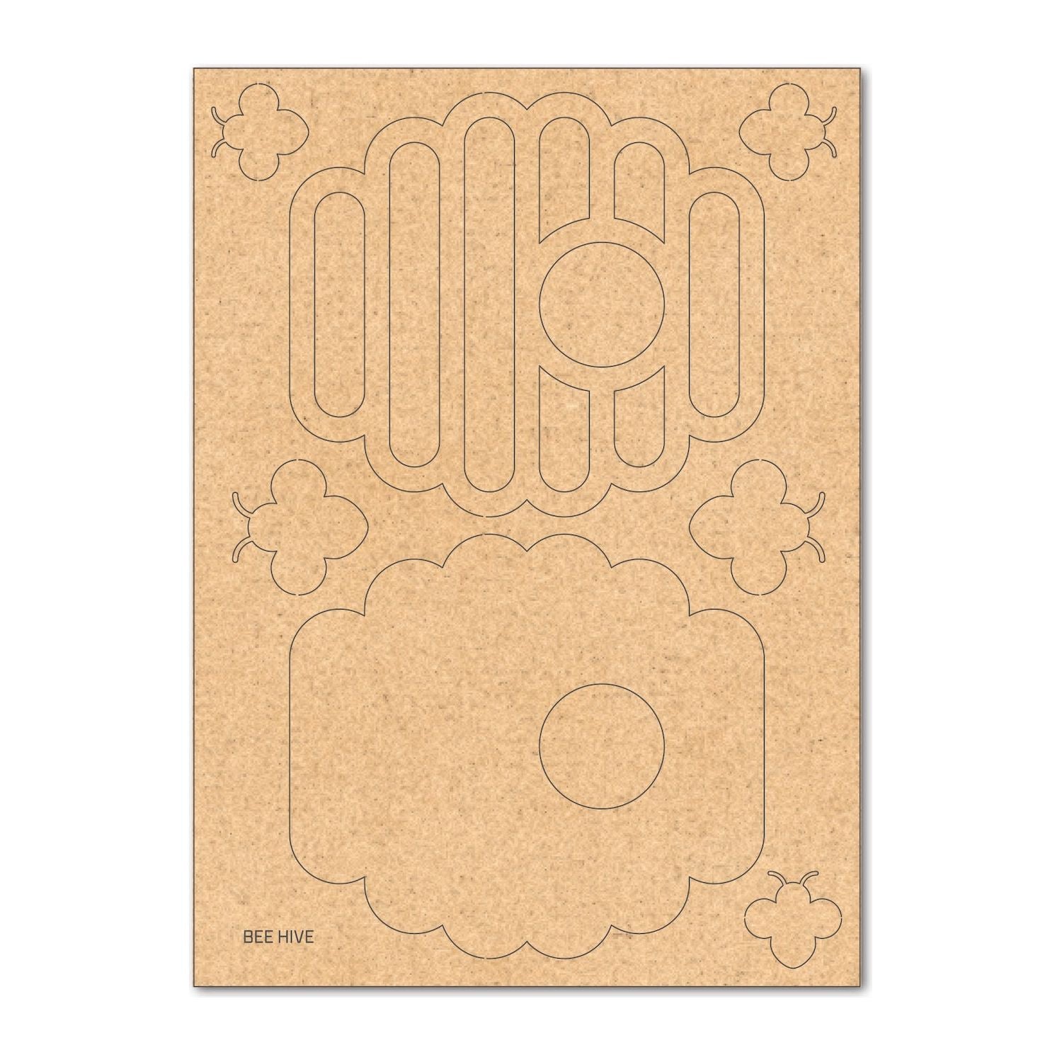 Brutus Monroe Bee Hive Chipboard bru0068