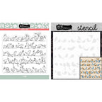 Brutus Monroe Bird on a Wire Stamp and Stencil Bundle stencil