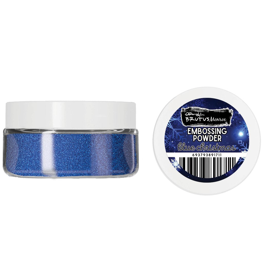 Brutus Monroe Blue Christmas Embossing Powder bru1711