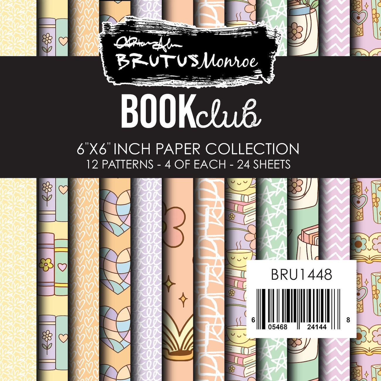 Brutus Monroe Book Club 6x6 Paper Pad bru1448