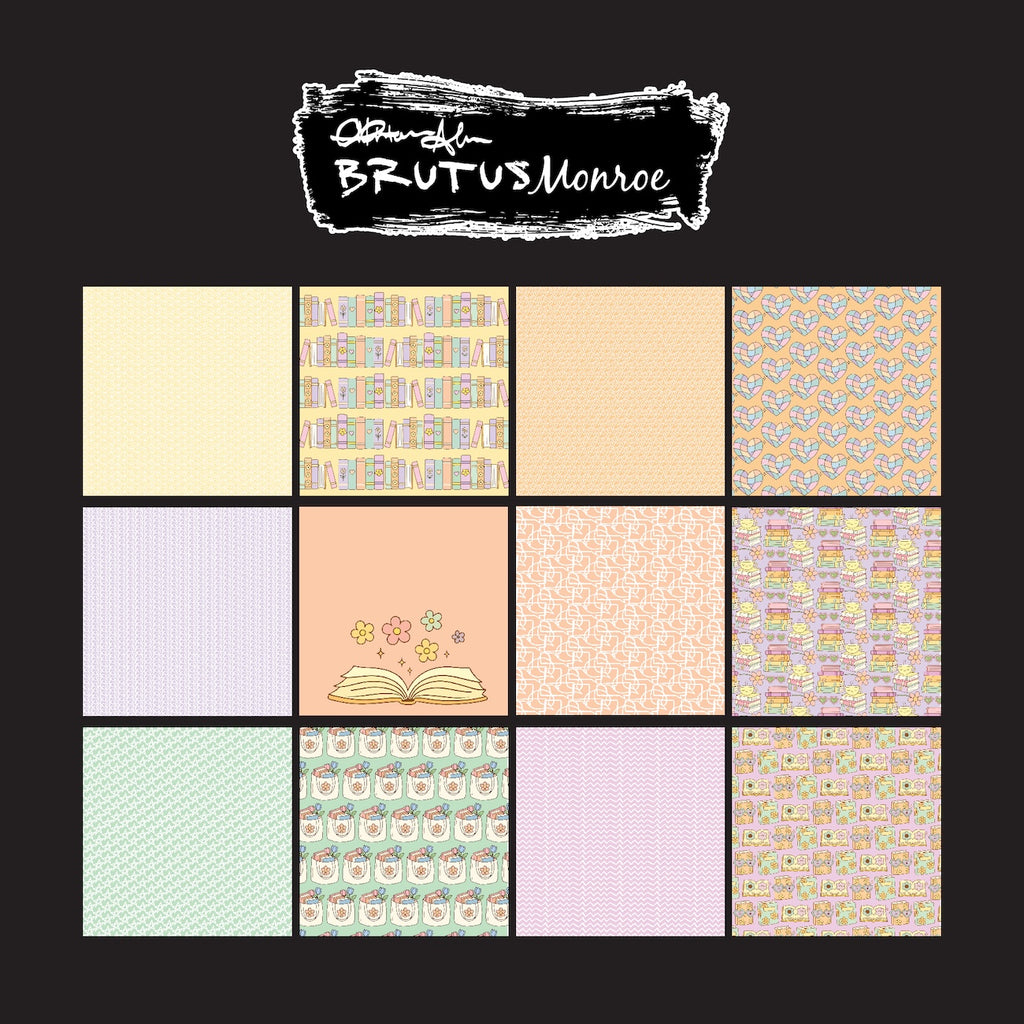 Brutus Monroe Book Club 6x6 Paper Pad bru1448 pages