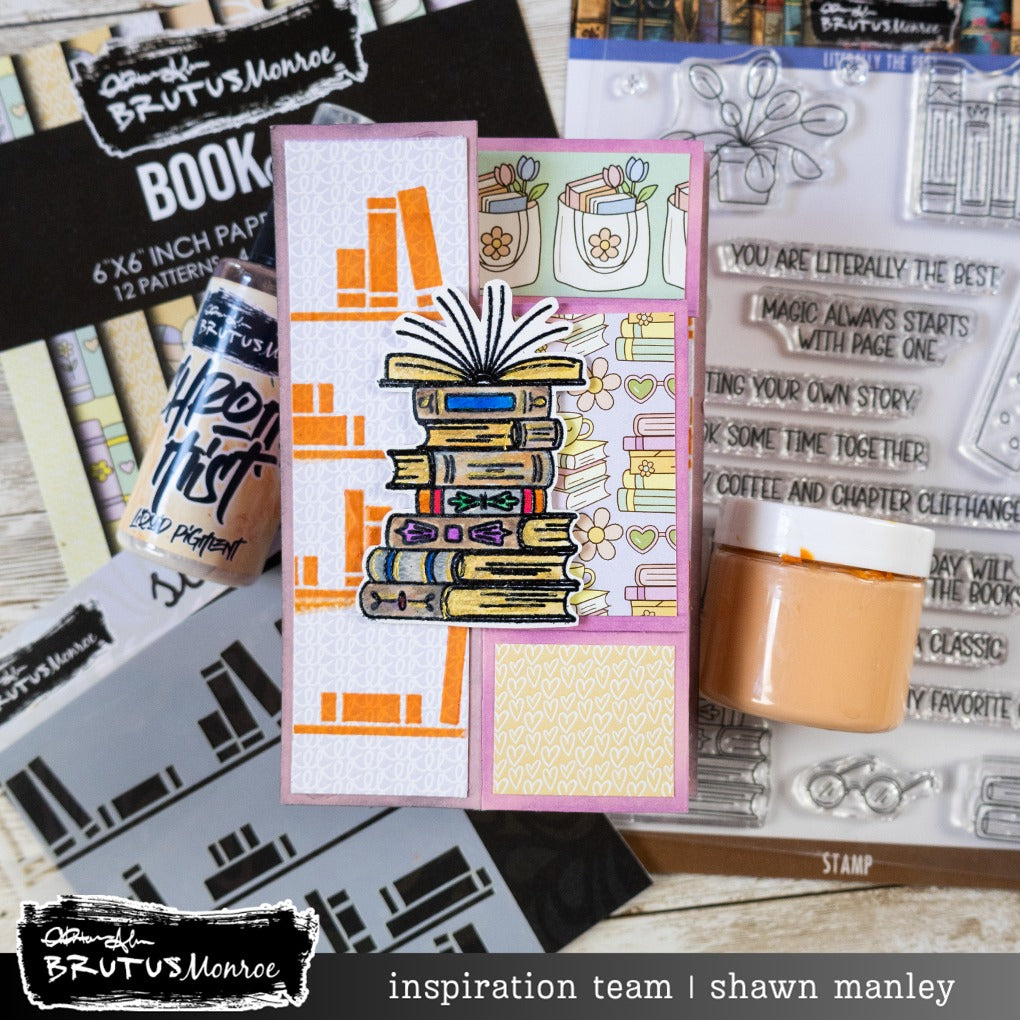 Brutus Monroe Book Club 6x6 Paper Pad bru1448 stack