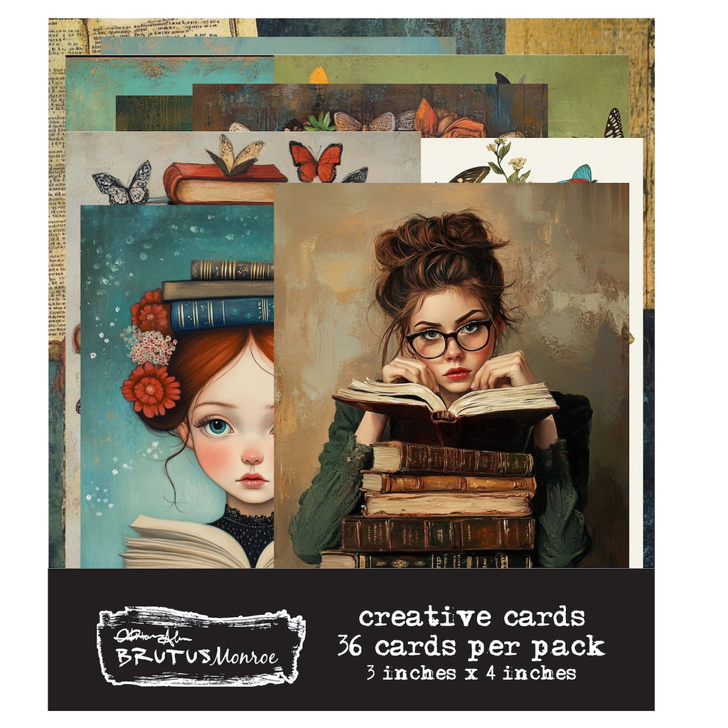 Brutus Monroe Bookworm Creative Cards bru0986