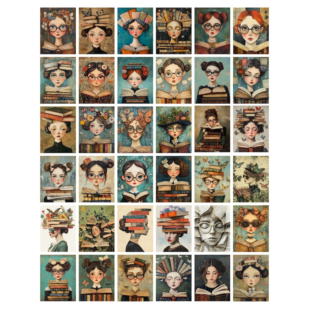 Brutus Monroe Bookworm Creative Cards bru0986 cards