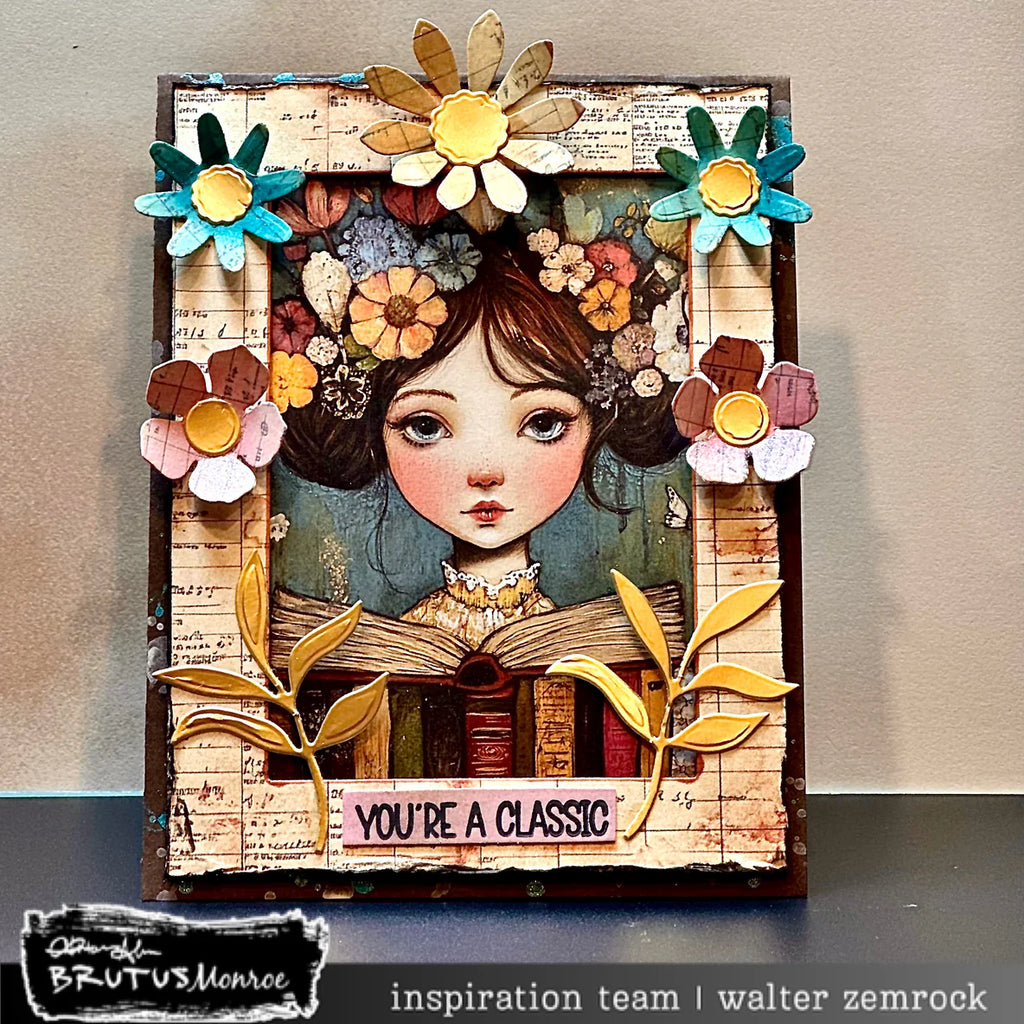 Brutus Monroe Bookworm Creative Cards bru0986 classic