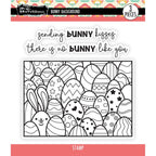 Brutus Monroe Bunny Background Clear Stamps bru9144