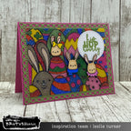 Brutus Monroe Bunny Friends Clear Stamps bru1018 hip hop