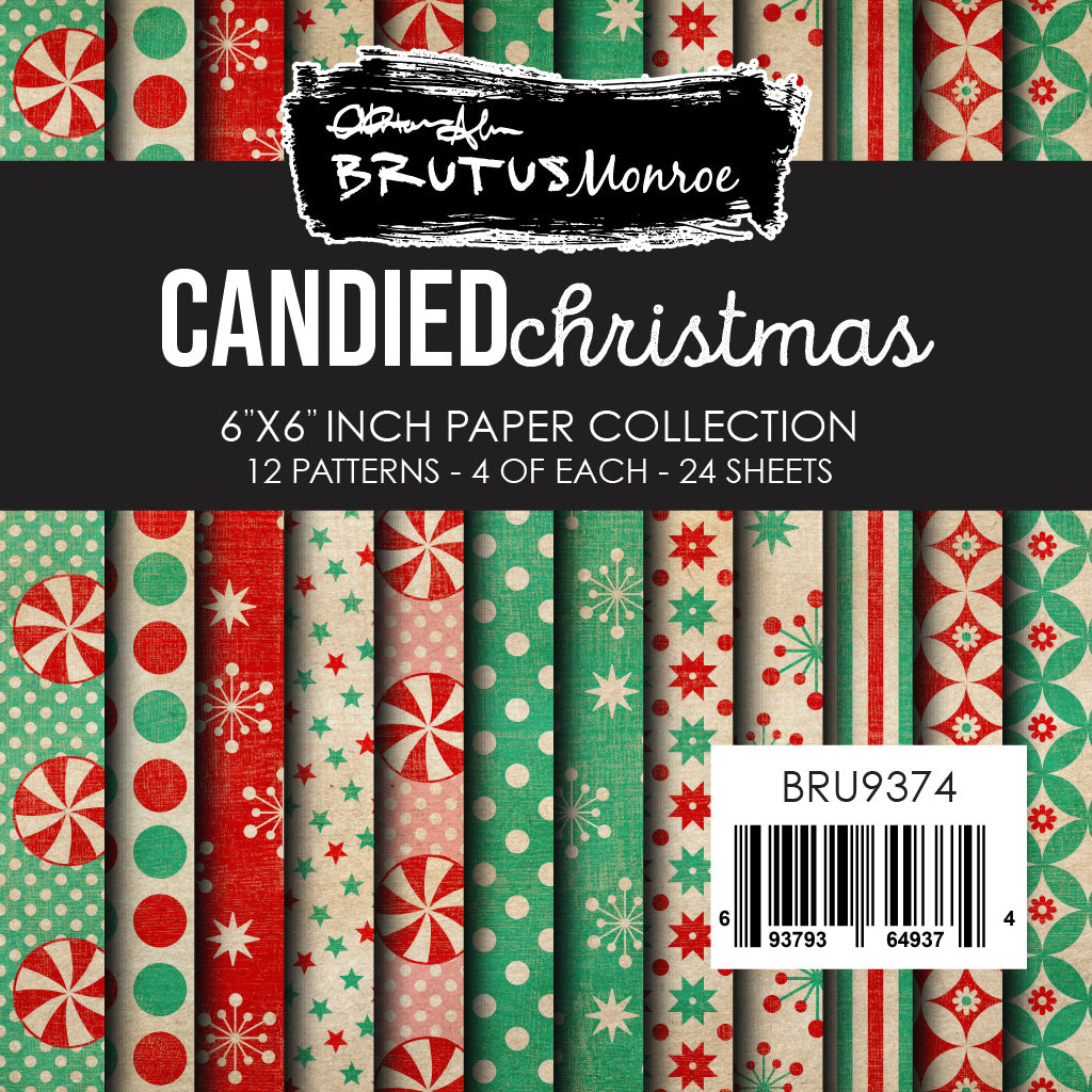 Brutus Monroe Candied Christmas 6x6 Paper Pad bru9374