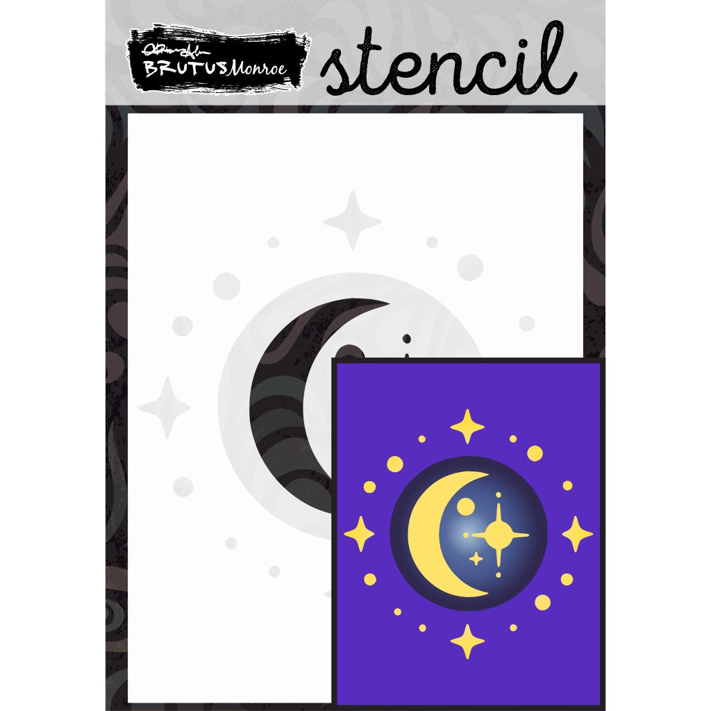 Brutus Monroe Celestial Circle A2 Layering Stencils bru7595