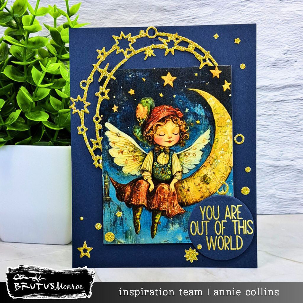 Brutus Monroe Celestial Skies Creative Cards bru0234 out of this world