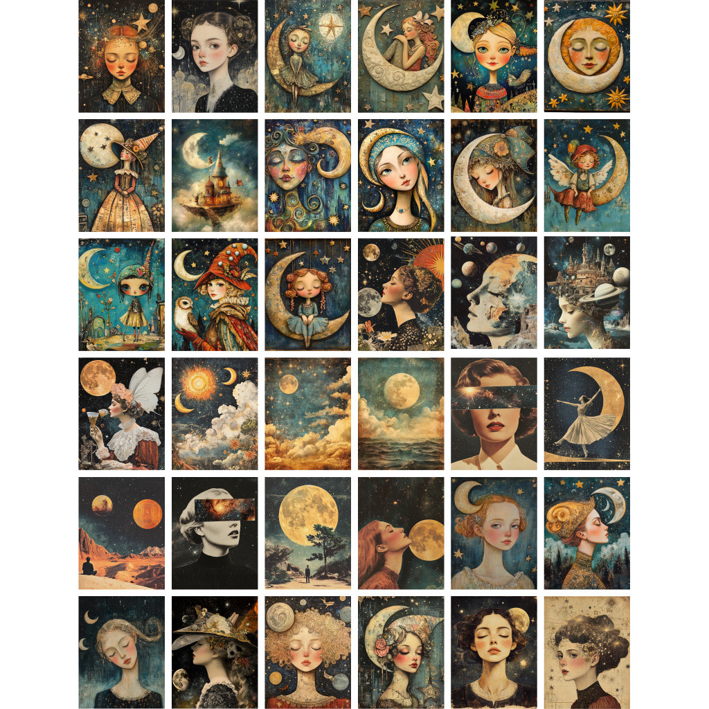 Brutus Monroe Celestial Skies Creative Cards bru0234 pieces