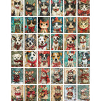 Brutus Monroe Christmas Companions Creative Cards bru8679 cats and dogs