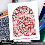 Brutus Monroe Chroma Luxe Foilstock Holiday Sheets bru2170 presents christmas tree candies arch christmas card carrianne banul