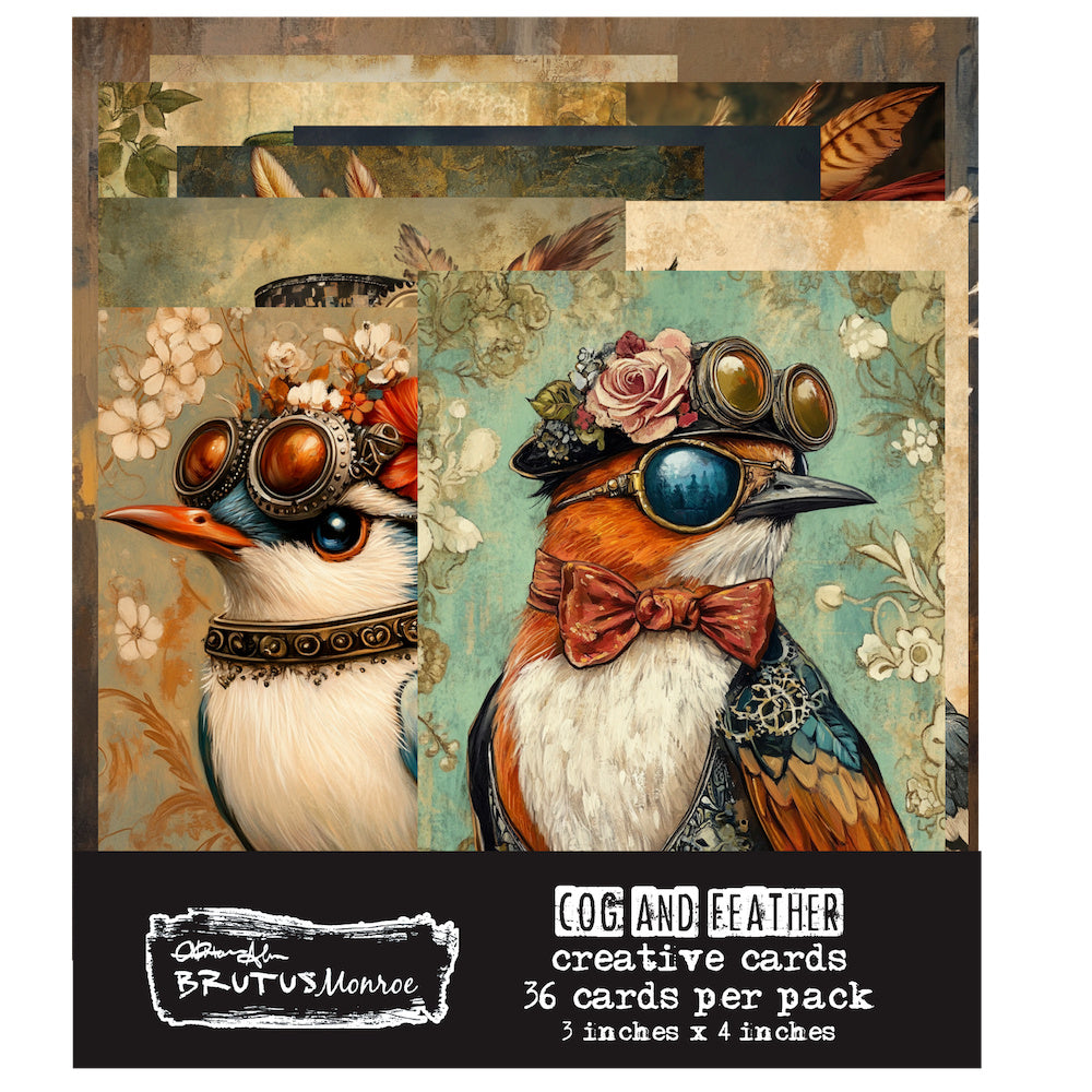 Brutus Monroe Cog and Feather Creative Cards bru5559 cog