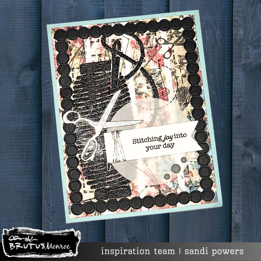 Brutus Monroe Cozy Quilt DuoFoil Washi Sheets bru4308 scissors