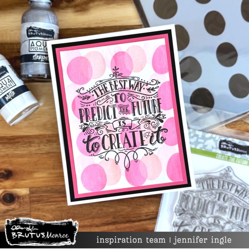 Brutus Monroe Create the Future Clear Stamp bru4197 future