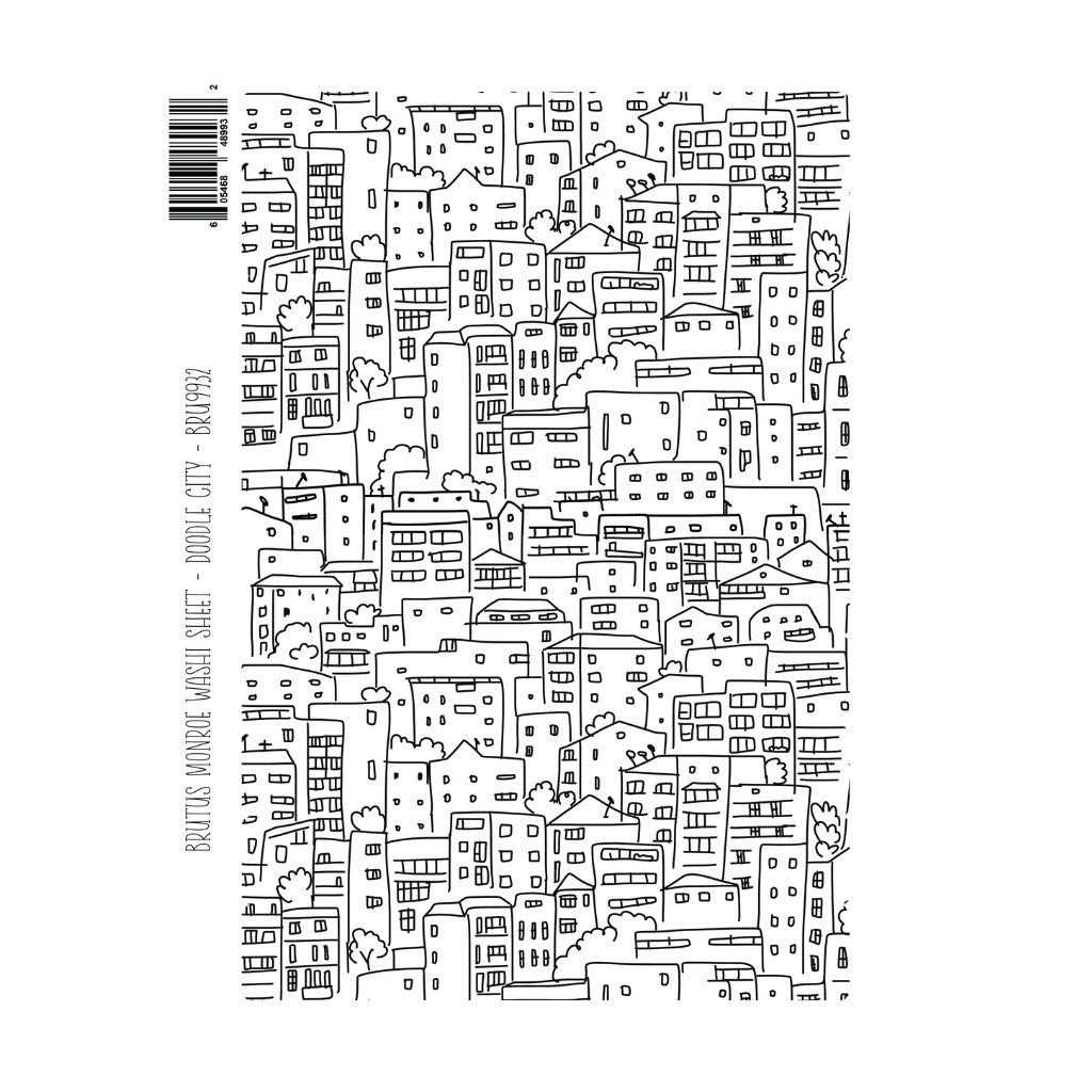 Brutus Monroe Doodle City Washi Sheets bru9932