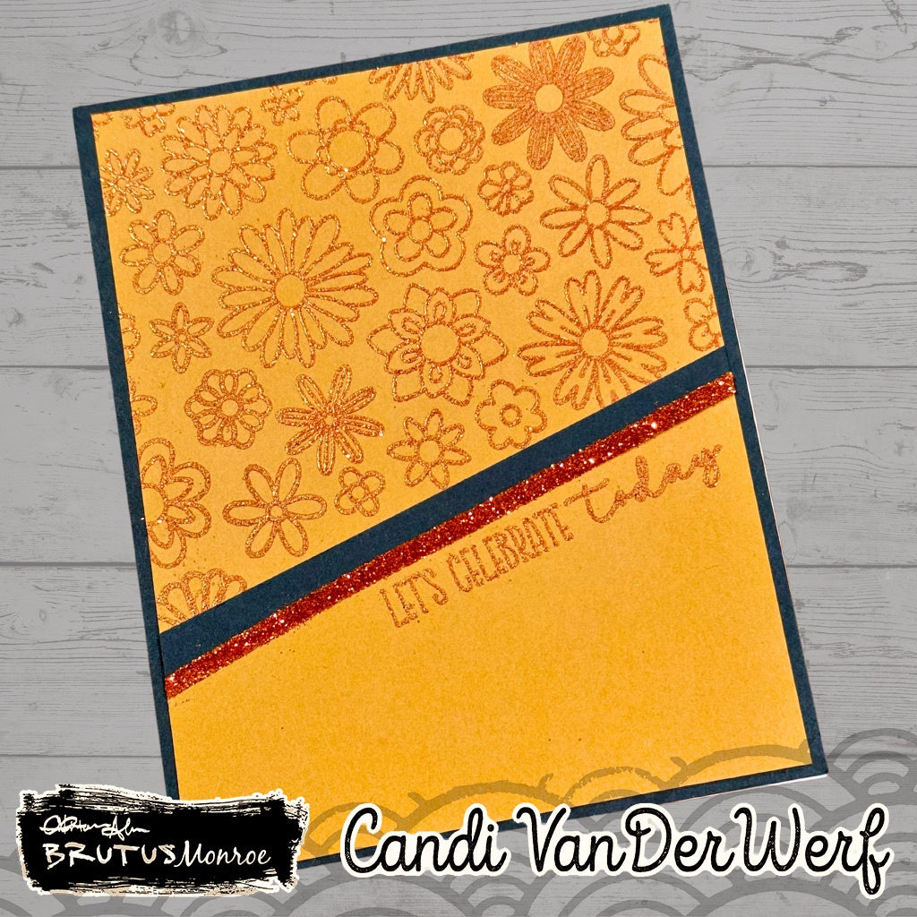 Brutus Monroe Fall Florals Clear Stamp Set bru7830 celebrate
