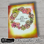Brutus Monroe Fall Florals Clear Stamp Set bru7830 smile