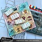 Brutus Monroe Family Tickets Clear Stamp bru5264 popcorn ferris wheel carousel come and play card isis montalvo