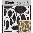 Brutus Monroe Feathered Doodle Coordinating Stencil bru3755 feathered