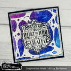 Brutus Monroe Feathered Doodle Stamp and Stencil Bundle the best way