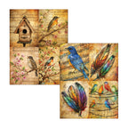 Brutus Monroe Feathered Song DuoFoil Sheets bru5668 feathers