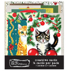 Brutus Monroe Festive Felines Creative Cards bru1497
