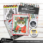 Brutus Monroe Festive Felines Creative Cards bru1497 cat-mas