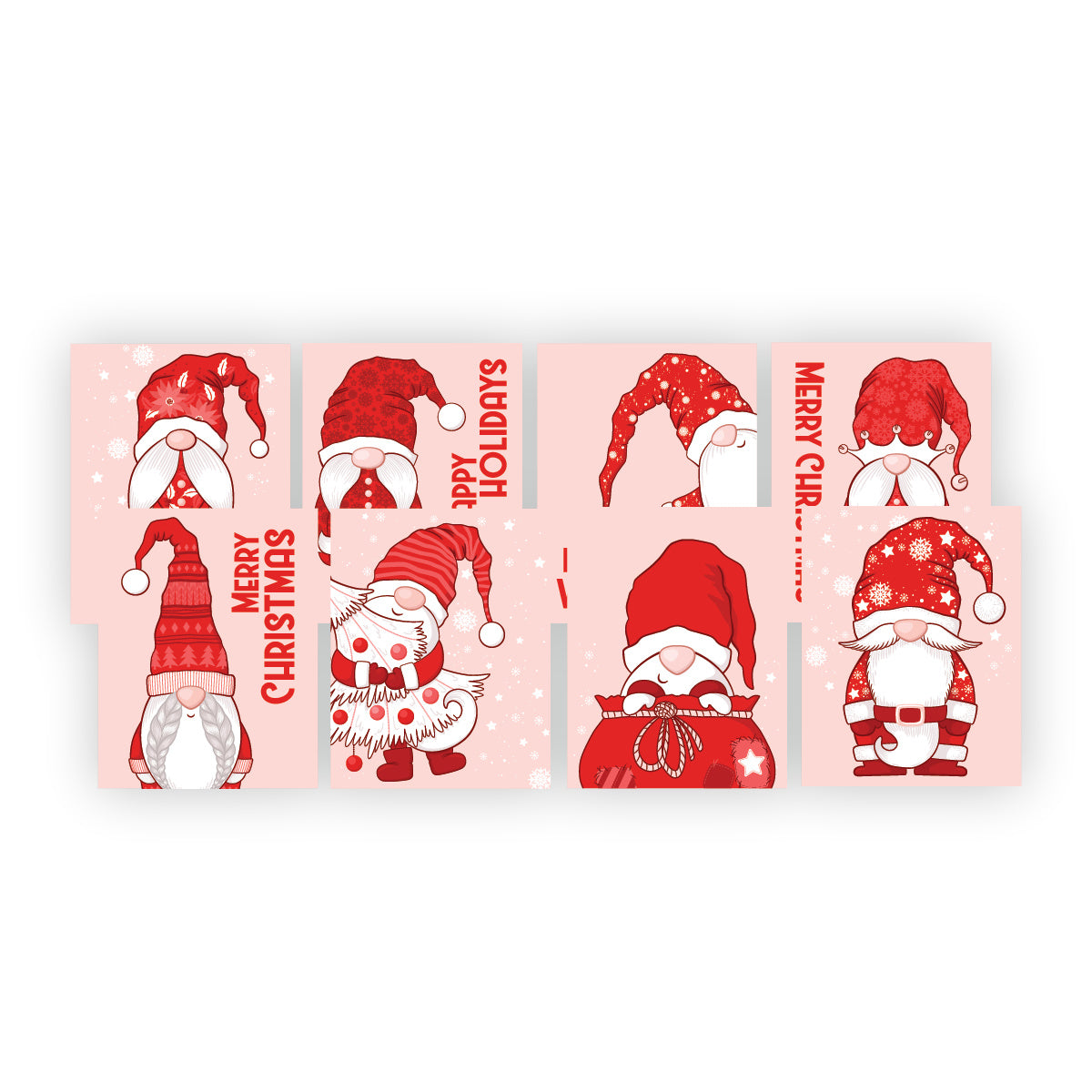 Brutus Monroe Festive Gnomes Card Panels bru1757-2
