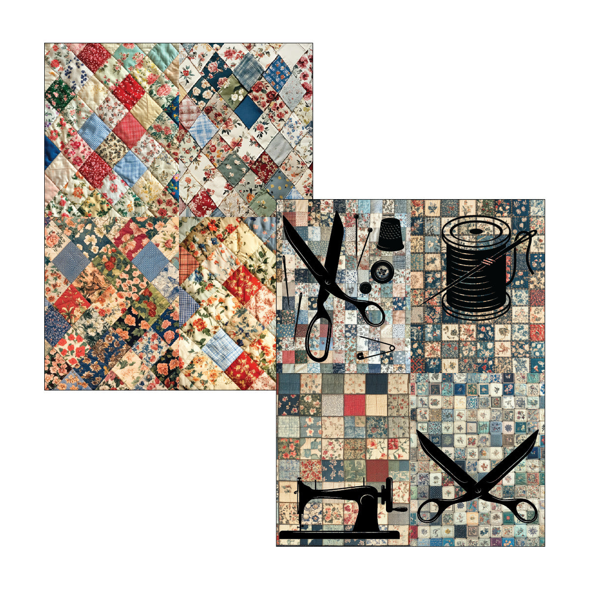 Brutus Monroe Fields of Fabric DuoFoil Sheets bru7737