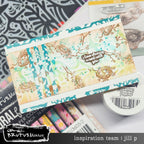 Brutus Monroe Flock Slimline Stencil bru9008 bird nest