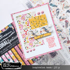 Brutus Monroe Floral Festival 6x6 Paper Pad bru3605-2 happy chirps