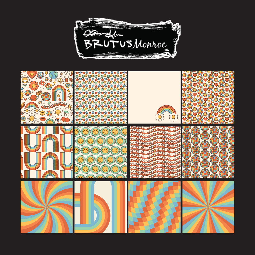 Brutus Monroe Flower Power Paper Pad bru1789 pages