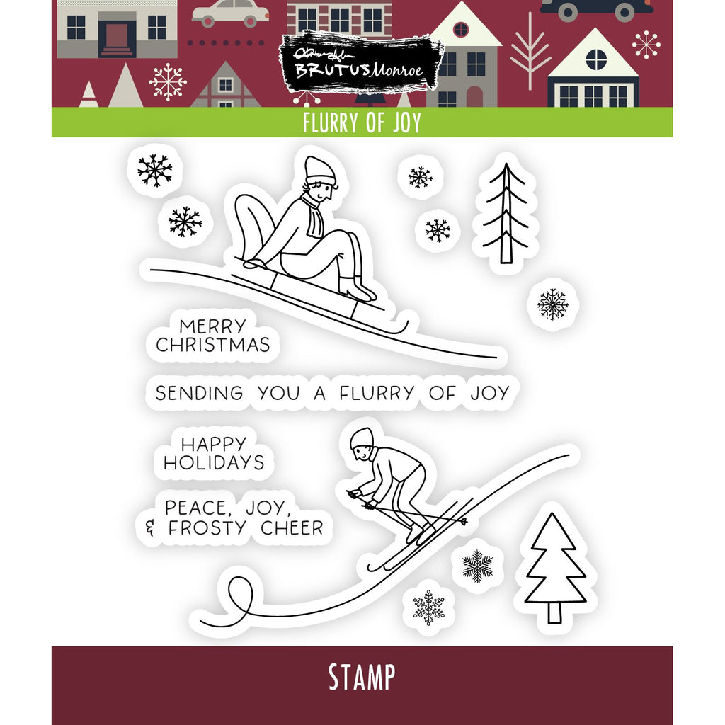 Brutus Monroe Flurry of Joy Clear Stamp Set bru1532

