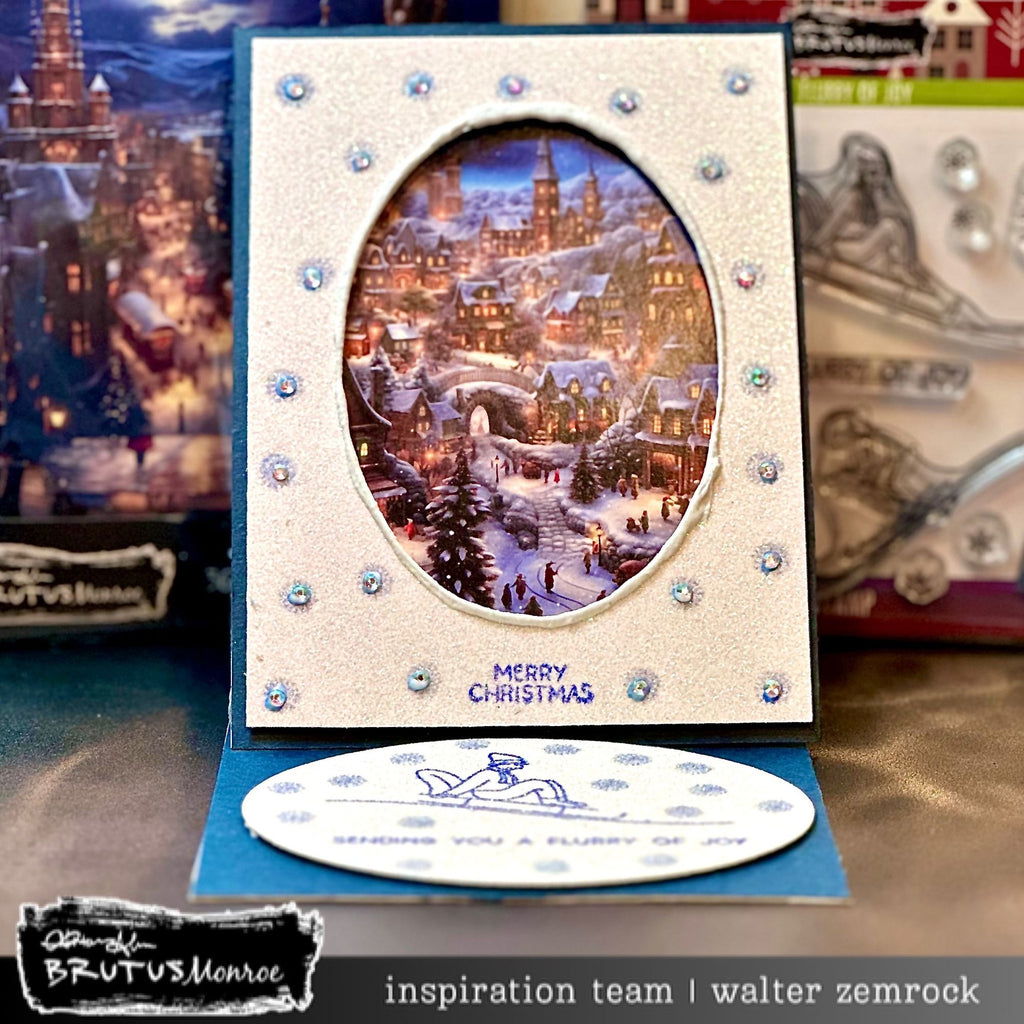 Brutus Monroe Flurry of Joy Clear Stamp Set bru1532 christmas